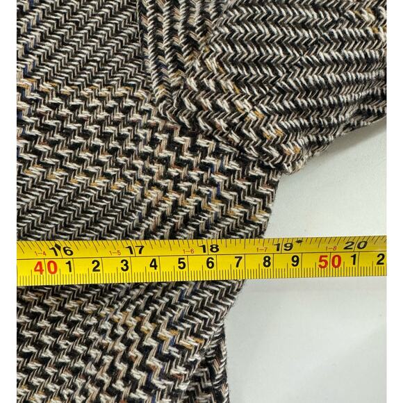 PENDLETON Wool-Lambs Wool HOUNDSTOOTH Plaid 3 Button Blazer Jacket Size 12 r1 - Picture 5 of 8